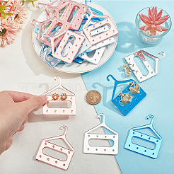 24Pcs 3 Colors 8-Hole Mini Acrylic Earring Hanger&nbsp;EDIS-PH0001-84
