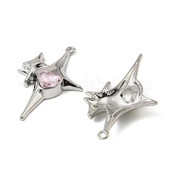 Alloy Rhinestone Pendants&nbsp;ALRI-D305-01P