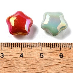 UV Plating Opaque Acrylic Beads&nbsp;PACR-Q005-06