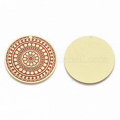 Brass Enamel Pendants&nbsp;KK-N223-16C
