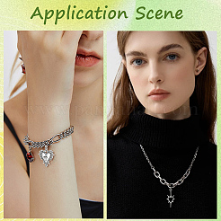 36Pcs 9 Styles Tibetan Style Alloy Pendants&nbsp;FIND-SC0021-23
