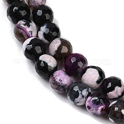 Natural Fire Crackle Agate Beads Strands&nbsp;G-C082-A01-30