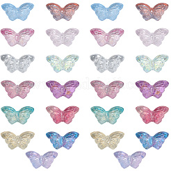 200Pcs Transparent Spray Painted Glass Beads&nbsp;GLAA-PA0001-14