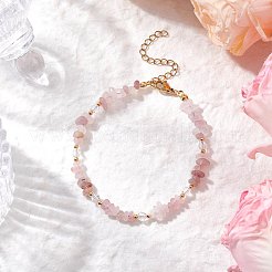 Natural Gemstone Chip Beaded Bracelets for Women&nbsp;BJEW-JB11742
