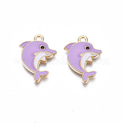 Alloy Enamel Pendants&nbsp;ENAM-S130-24E