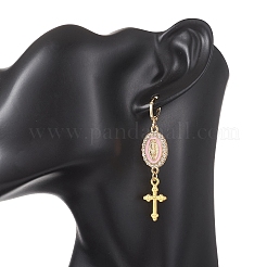Alloy Enamel Hoop Earrings&nbsp;EJEW-JE06921