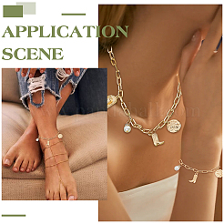 Cowgirl Zinc Alloy Boot Hat Horse Pendant Necklaces & Anklets & Bracelets&nbsp;SJEW-ME0002-01