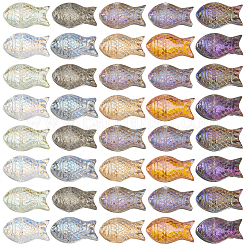 80Pcs 10 Colors Handmade Electroplate Glass Beads&nbsp;EGLA-SC0001-61