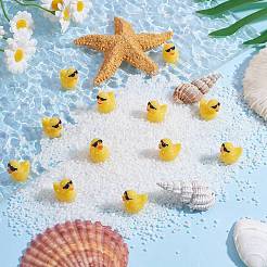 50Pcs Resin Ornaments Cute Little Yellow Duck Ornaments DIY Landscaping&nbsp;JX882A