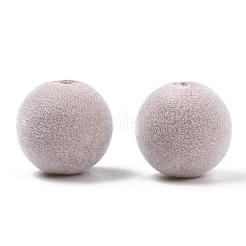 Flocky ABS Plastic Beads&nbsp;KY-G025-02B