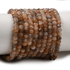 Natural Multi-Moonstone Beads Strands&nbsp;G-B074-A08-01