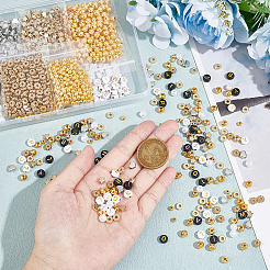 1850PCS 10Style CCB Plastic Beads&nbsp;CCB-NB0001-10