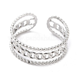 Tarnish Resistant 304 Stainless Steel Finger Rings&nbsp;RJEW-L102-07P