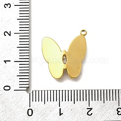 Brass with Cubic Zirconia and Shell Charms&nbsp;STAS-Q347-09B-G-1