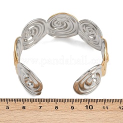 304 Stainless Steel Cuff Bangles for Women&nbsp;BJEW-G757-09GP