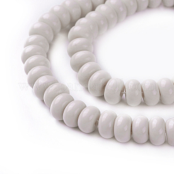 Opaque Solid Color Glass Beads Strands&nbsp;GLAA-A036-H04