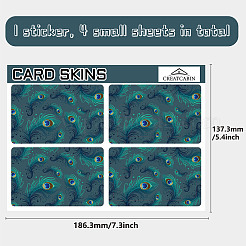 Rectangle PVC Plastic Waterproof Card Stickers&nbsp;DIY-WH0432-098