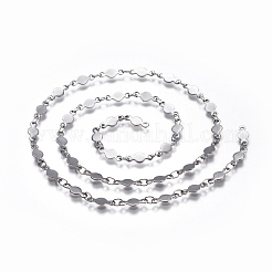 Tarnish Resistant 304 Stainless Steel Link Chains&nbsp;CHS-I004-06P