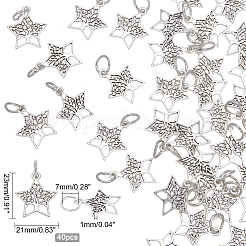 40Pcs Tibetan Style Alloy Pendants&nbsp;FIND-PH0002-59