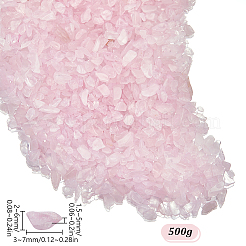 500G Natural Rose Quartz Chip Beads&nbsp;G-SP0001-06