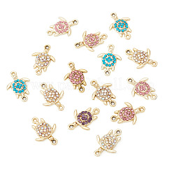 16Pcs Alloy Rhinestone Connector Charms&nbsp;ALRI-TA0001-41