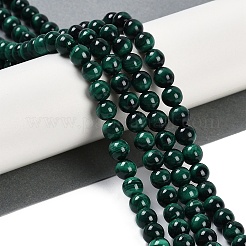 Natural Malachite Beads Strands&nbsp;G-F461-05-8mm