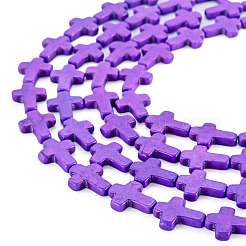 4 Strands Synthetic Turquoise Dyed Beads Strands&nbsp;G-TA0003-29A