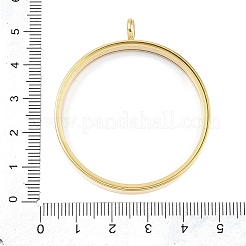 Ion Plating(IP) 304 Stainless Stee Locket Pendants&nbsp;STAS-S132-16G-07