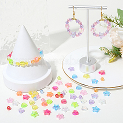 880Pcs 24 Colors Transparent Acrylic Beads&nbsp;MACR-PA0001-41