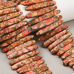 Synthetic Imperial Jasper Graduated Beads Strands&nbsp;G-L647-C01-01A