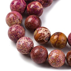 Dyed Natural Regalite/Imperial Jasper/Sea Sediment Jasper Beads Strands&nbsp;G-B124-C03-09