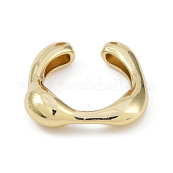 Brass Cuff Rings&nbsp;RJEW-U030-02G-01
