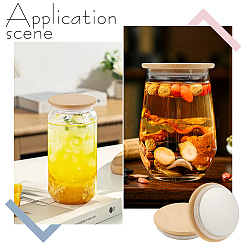 Bamboo Teapot Lids&nbsp;AJEW-WH0752-064