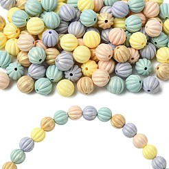 100Pcs Spray Painted Resin Beads&nbsp;RESI-CJ0004-96