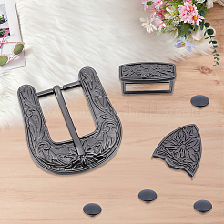 1Pc Belt Alloy Buckle Sets&nbsp;FIND-GF0008-76B