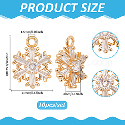 10Pcs Alloy Rhinestone Pendants&nbsp;FIND-PH0028-35A