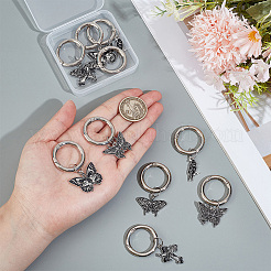 10Pcs 5 Style Alloy Enamel Shoes Charms&nbsp;HJEW-PH02496