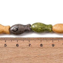 Vintage Handmade Porcelain Beads Strands&nbsp;PR-CBAA37B-01F