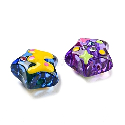 Enamel Acrylic Beads&nbsp;X-MACR-K341-04