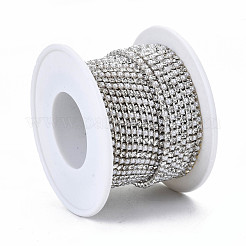 Brass Rhinestone Strass Chains&nbsp;CHC-T011-SS6.5-01S