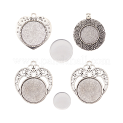 Tibetan Style Alloy Pendant Making Kit&nbsp;DIY-BY0001-18