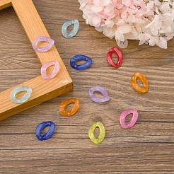 Imitation Jelly Acrylic Linking Rings&nbsp;OACR-S036-001A-E