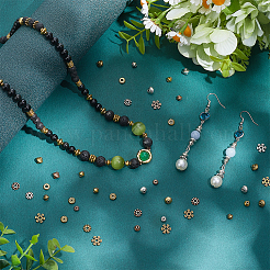 1200Pcs 24 Styles Tibetan Style Alloy Spacer Beads Sets&nbsp;TIBEB-PH0005-07