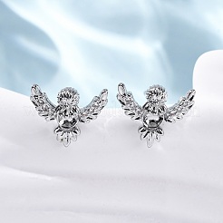 Brass Stud Earrings&nbsp;EJEW-D288-17P
