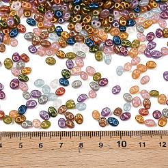 Metallic Colours Glass Seed Beads&nbsp;EGLA-K064-05