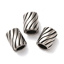 304 Stainless Steel European Beads&nbsp;STAS-A080-29AS