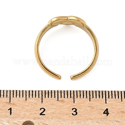 304 Stainless Steel Cuff Rings&nbsp;RJEW-P150-16G