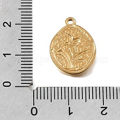 304 Stainless Steel Pendants&nbsp;STAS-K322-26B-G