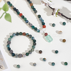 3Strands Natural Indian Agate Bead Strands&nbsp;G-PH0002-95