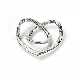 Heart Alloy Buckles&nbsp;JEWB-WH0014-18P